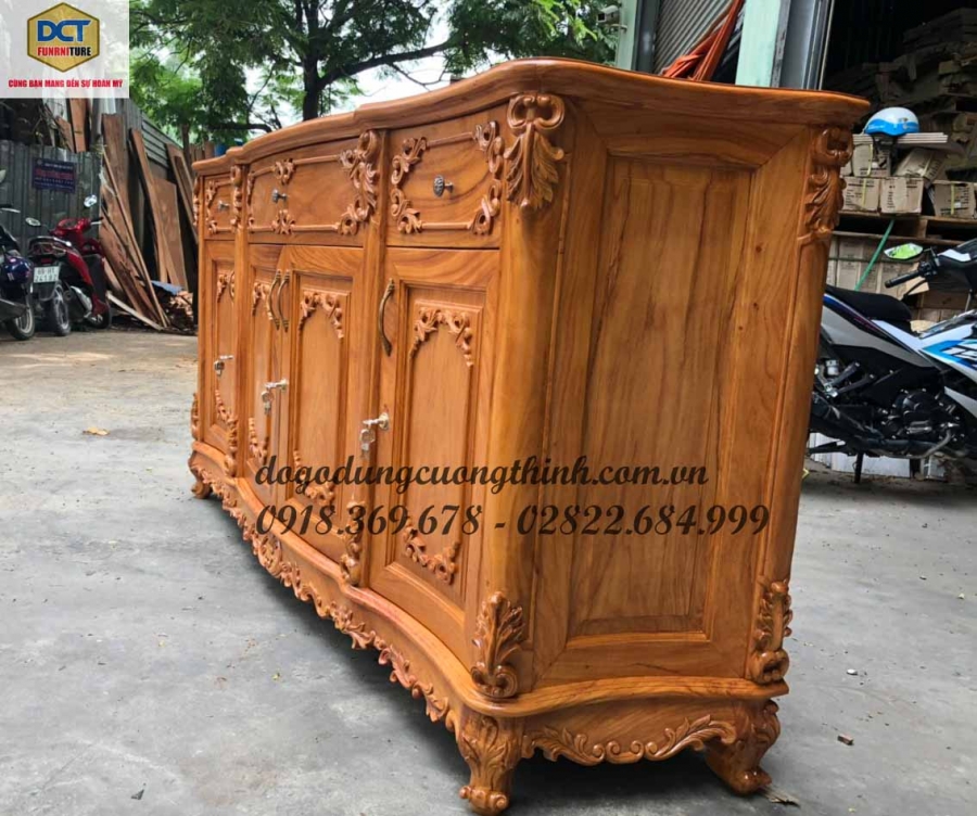 kệ tivi tân cổ điển